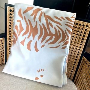 Gold Tiger Curtains 4 panels